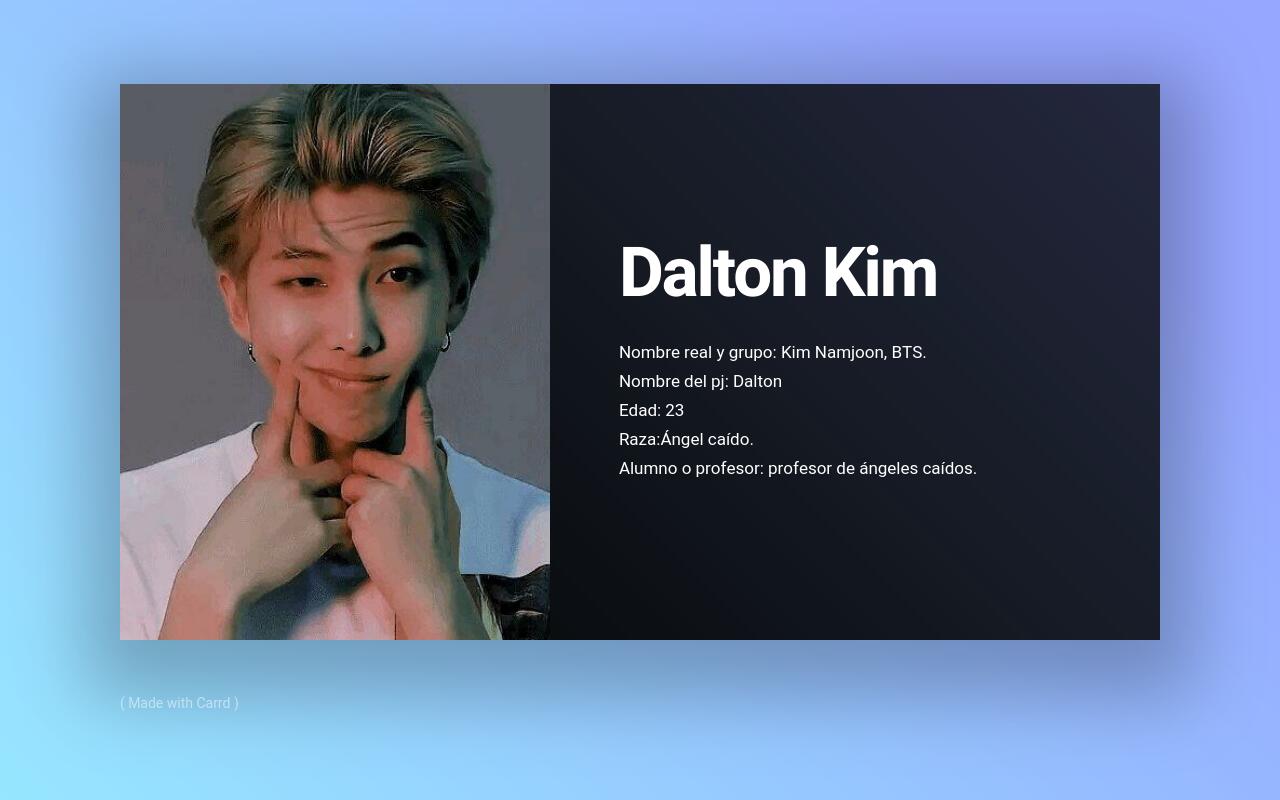 Carrd profile picture for @dalton